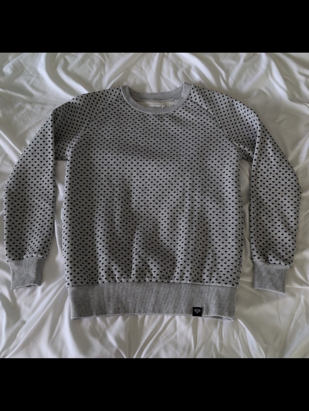 Diamond Supply Co. Crewneck Sweatshirt -- Gray, Size XS